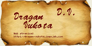 Dragan Vukota vizit kartica